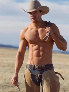Cowboy in jeans